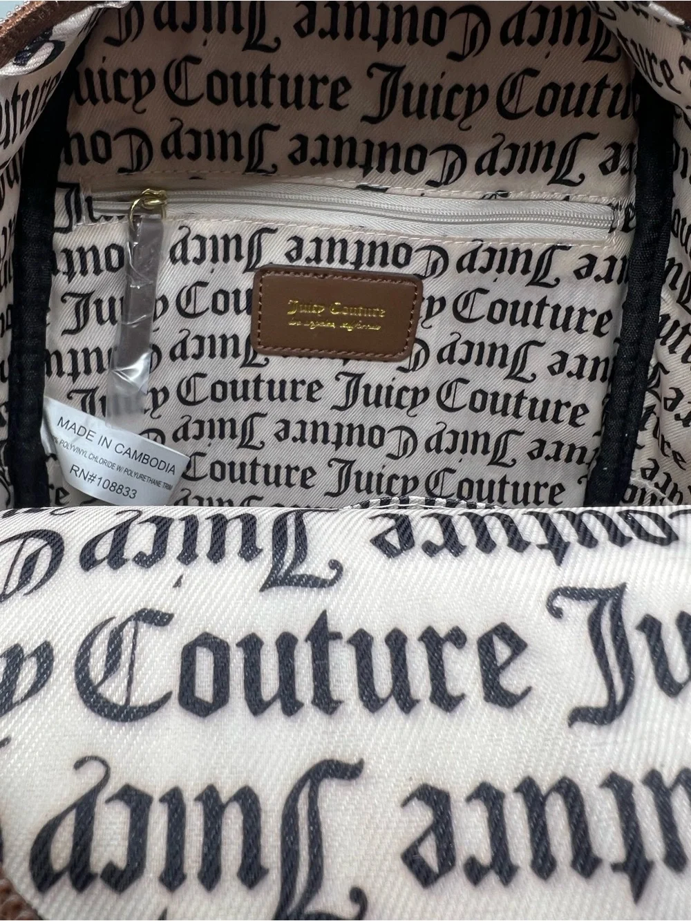 Juicy couture whole lotta love backpack purse